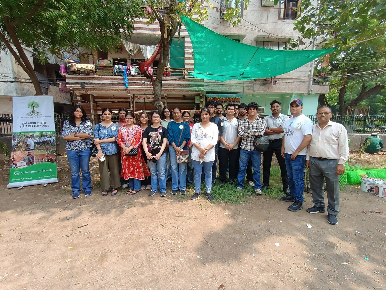 Parvaah`s Urban Forestry Initiative – Plantation Drive at Khayala